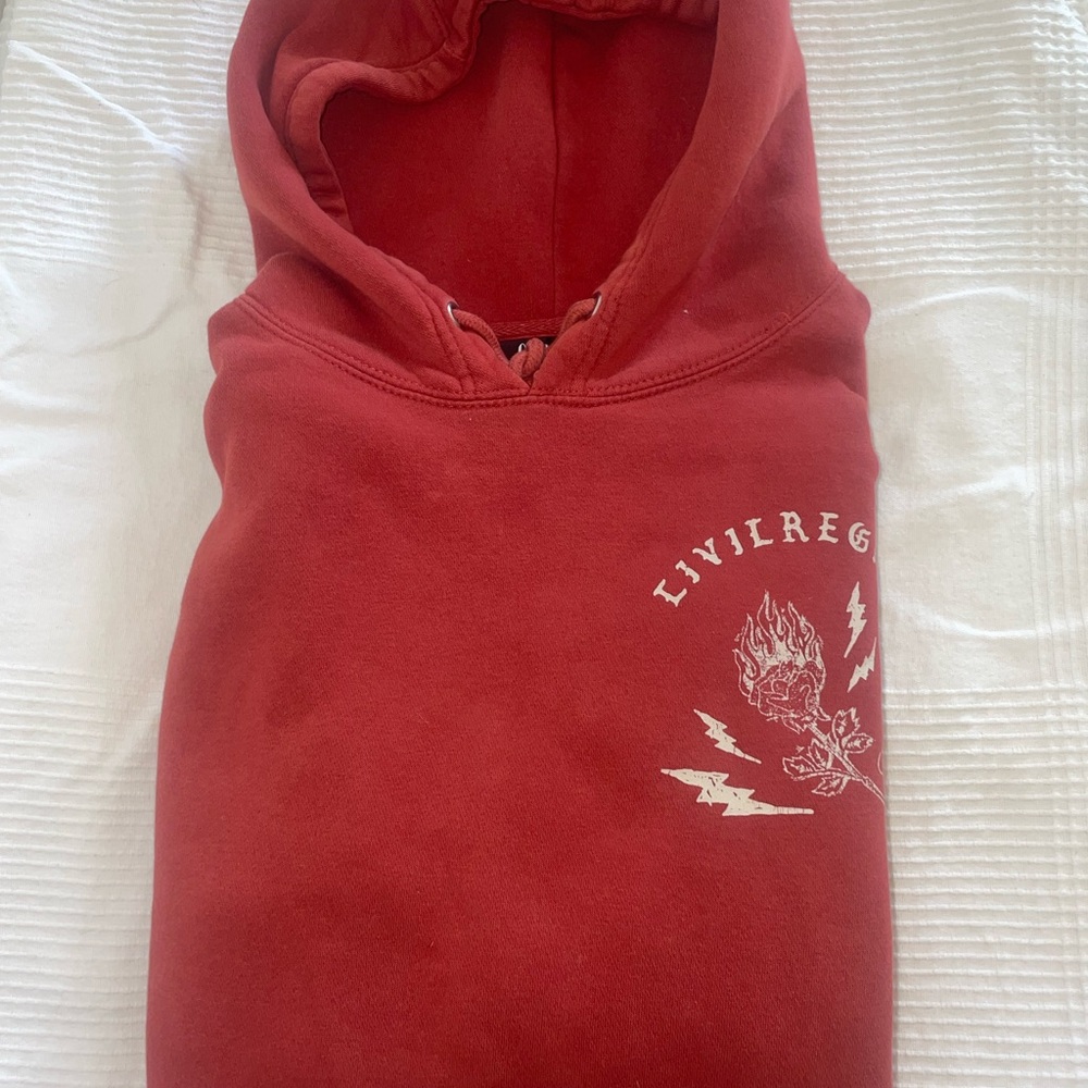 Civil regime red hoodie